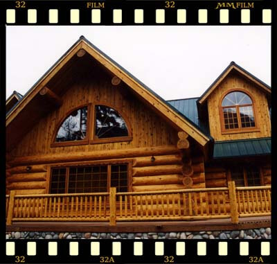 Bennett log home restoration 4